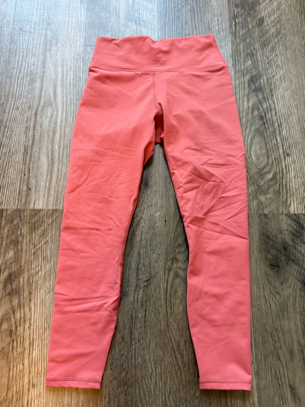 Fabletics PowerHold Coral Criss Cross Back Leggings Size Small